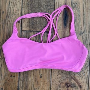 Lululemon Hot Pink Sports Bra Size 6